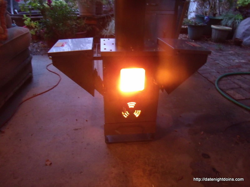 Timber Stoves Big Timber Stainless Steel Portable Pellet Patio Heater