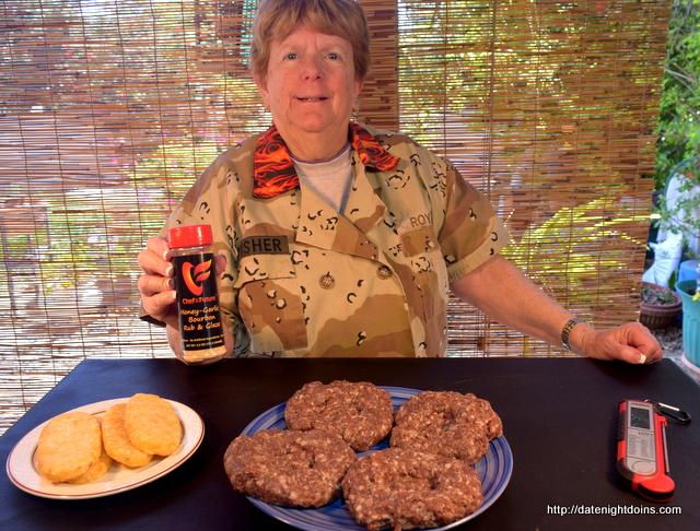 Raider Red, Ultimate Breakfast Burger, How to BBQ, Ken Patti BBQ, wood pellet grill, BBQ, smoker, recipe, date night recipe