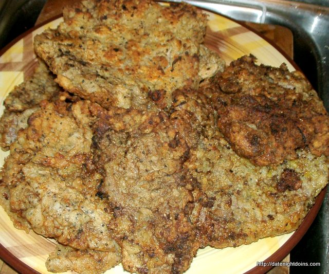 Filete de pollo frito