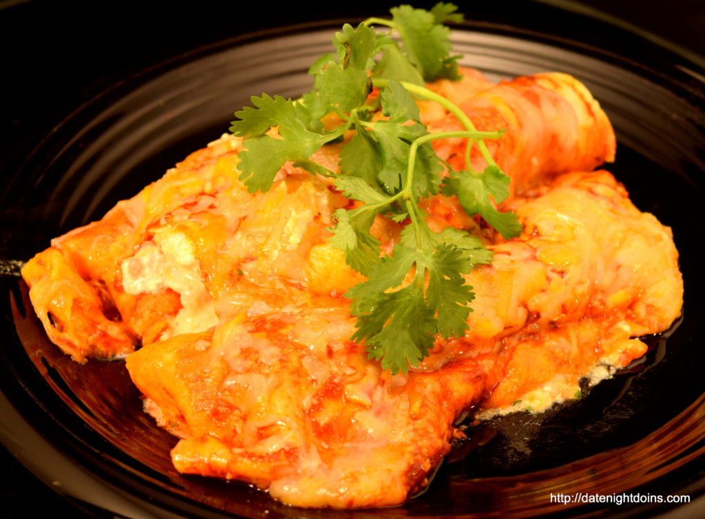 Smoked Turkey Cheese Enchiladas