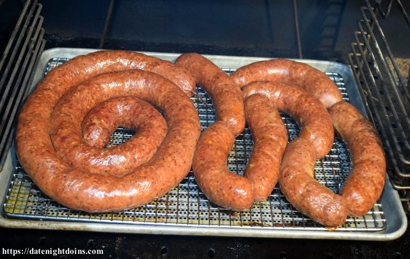 Homemade German Knackwurst