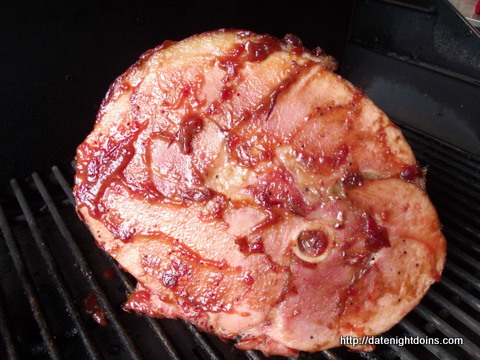Cranberry Mustard Glazed Ham