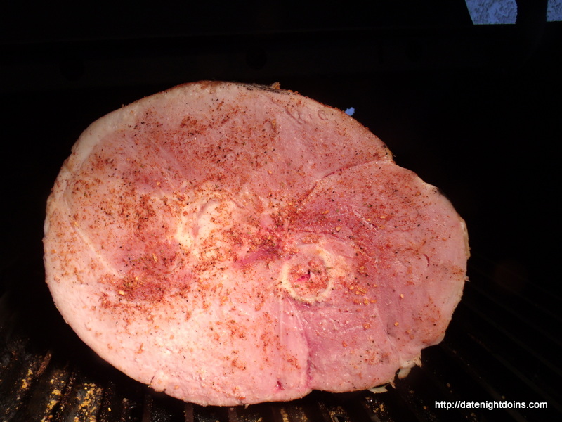 Christmas Ham with Tangerine Honey Glaze