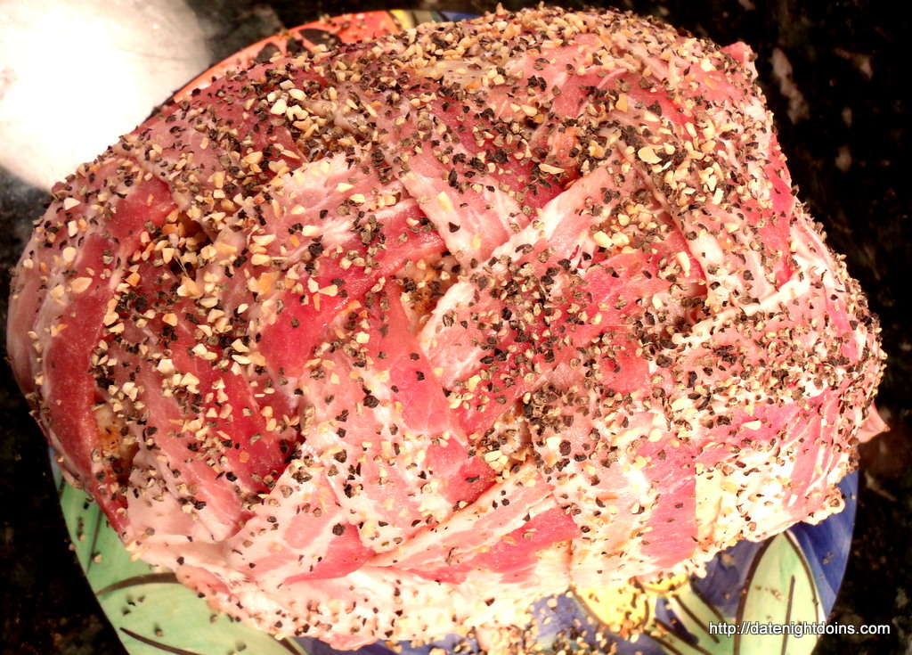 Maple-Apple Turkey Breast Wrapped in Bacon