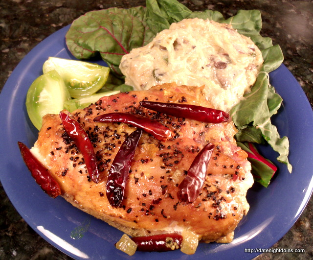 Curried Chicken Breasts - Date Night Doins BBQ For Two