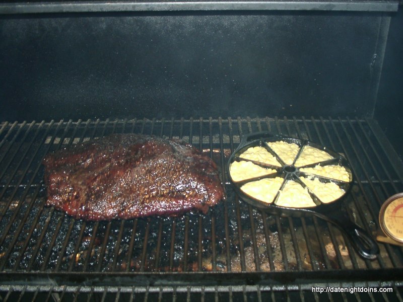 Cowboy Up Brisket Beans Cornbread