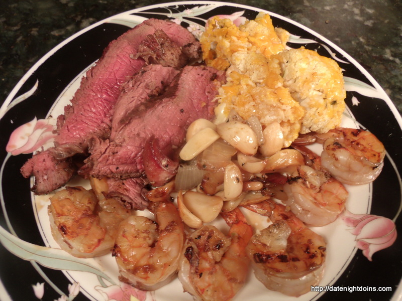 Date Night Surf and Turf pellet grill BBQ smoker recipe