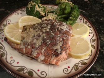Blackened Salmon Garlic Butter Sauce – Date Night Doins BBQ For Two