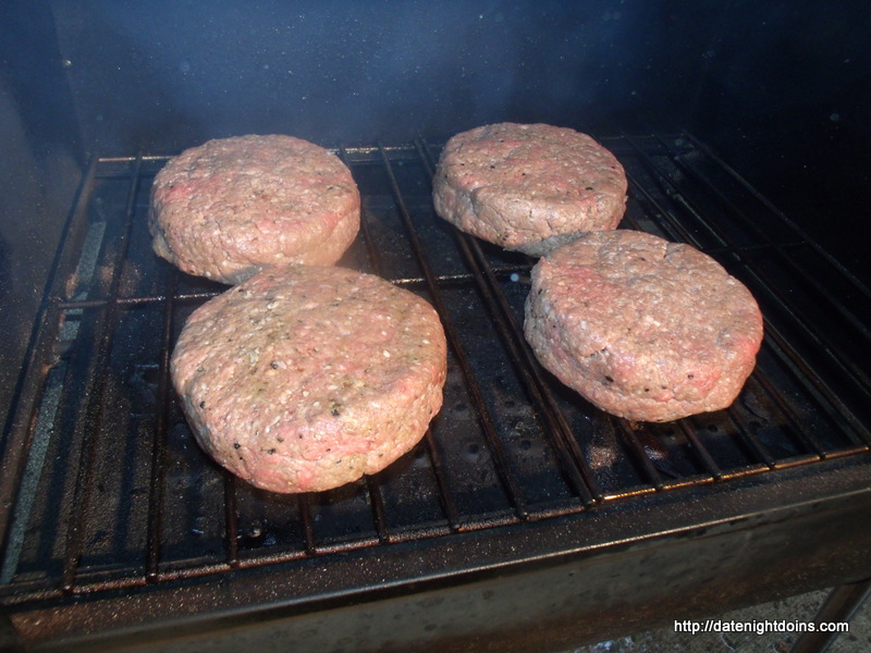 Double Stacked Stuffed Burgers