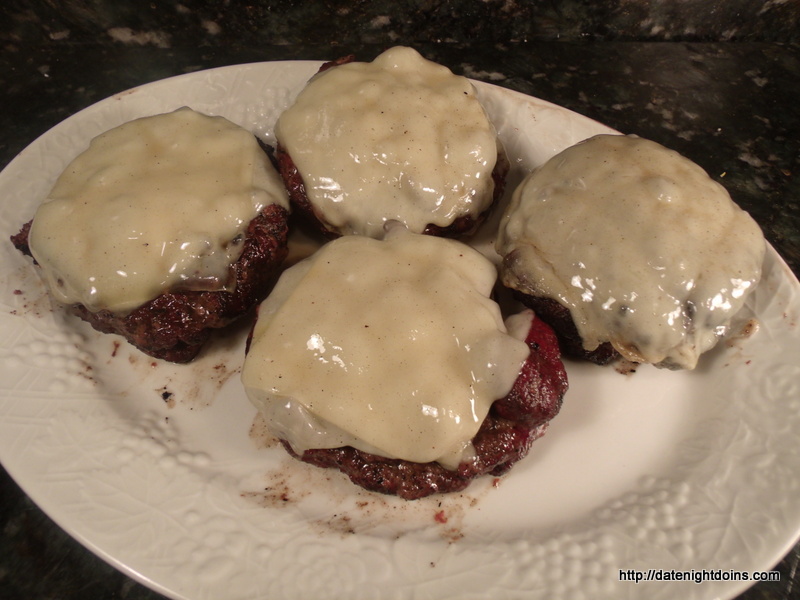 Double Stacked Stuffed Burgers