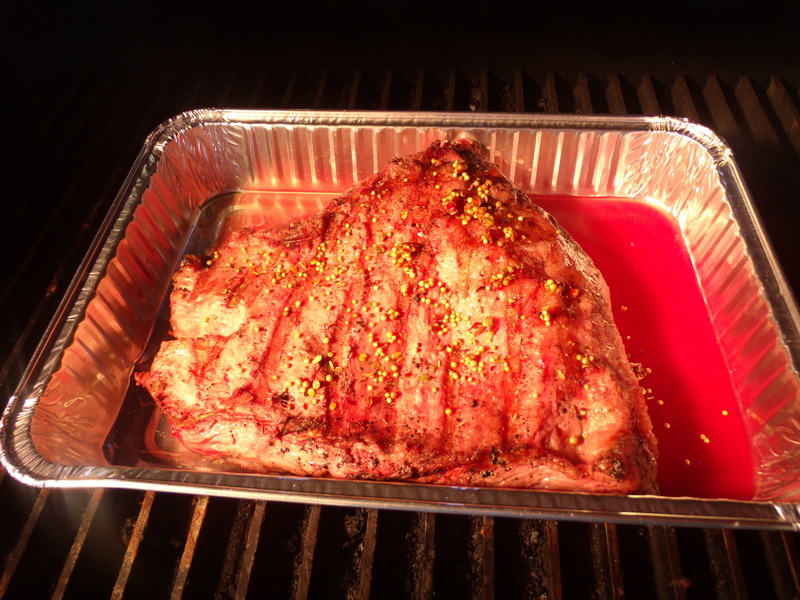 Smoked Corned Beef pellet grill BBQ smoker recipe