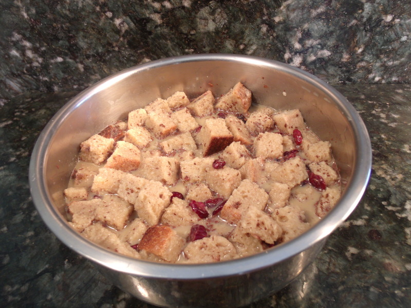 Cranberry Pecan Bread Pudding 