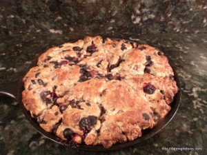 Read more about the article Blueberry Walnut Scones