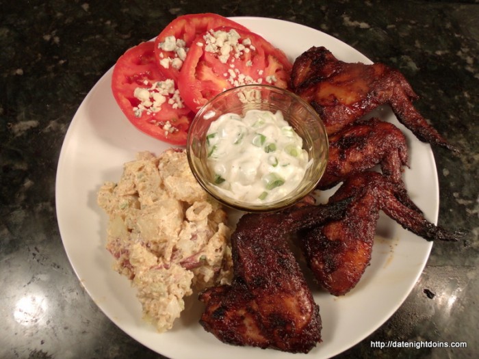 Cherry Chipotle Buffalo Wings Date Night Doins Bbq For Two 3993