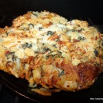 Easy Cheesy Potatoes with Spinach