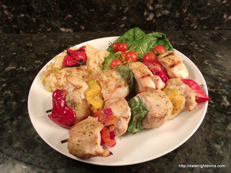 Lemon Pepper Chicken Kabobs - Date Night Doins BBQ For Two