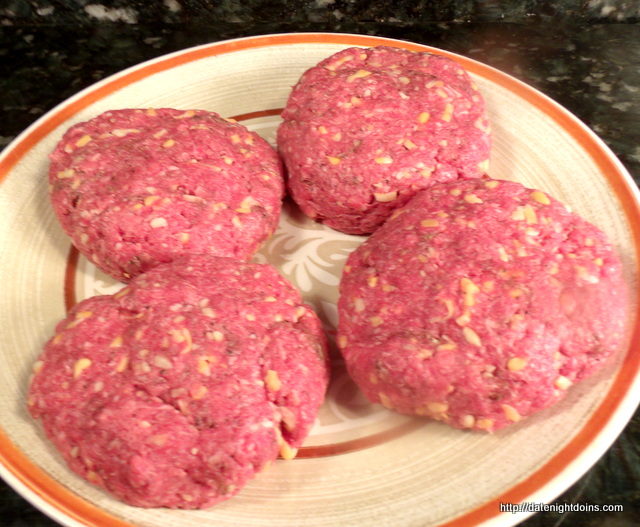 Bison Cheddar Burgers