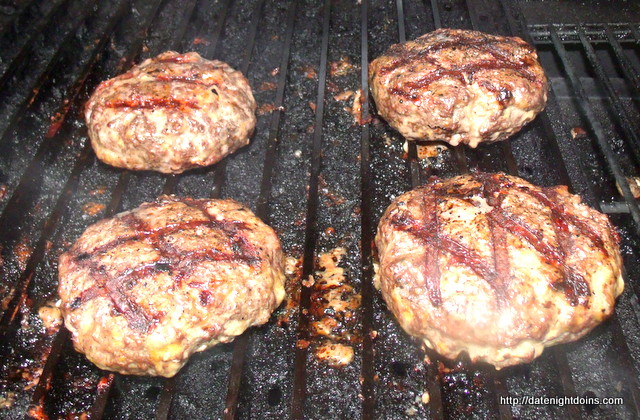 Bison Cheddar Burgers