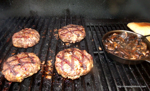 Bison Cheddar Burgers