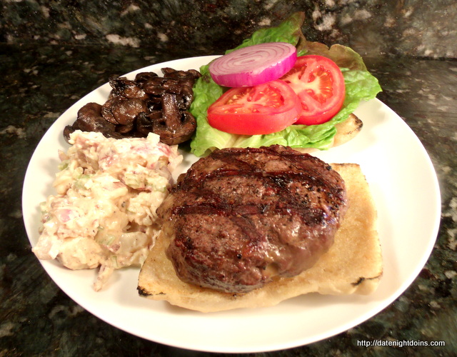 Bison Cheddar Burgers,