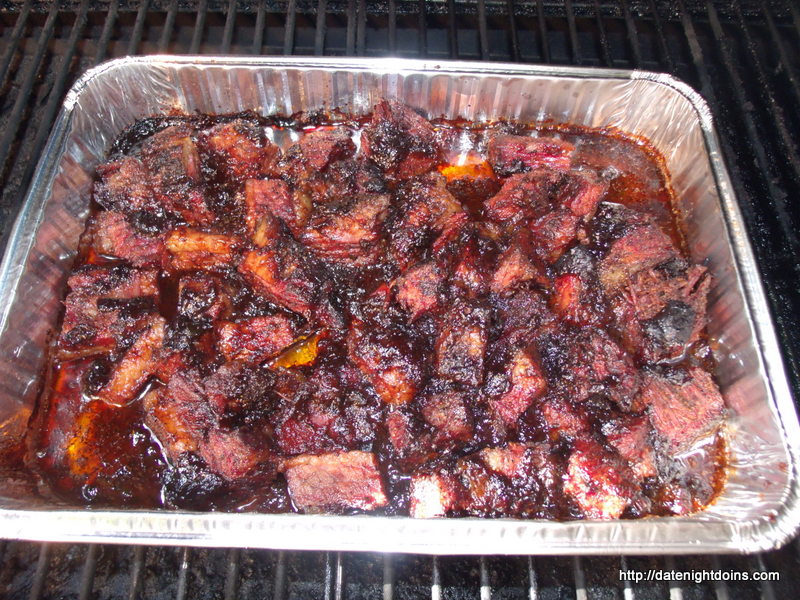 Burnt Ends And Tips - Date Night Doins BBQ For Two