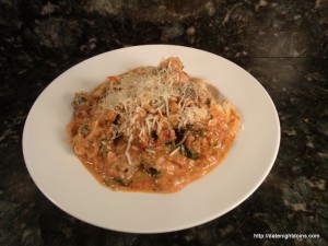 Read more about the article Saucy Sausage Spaghetti Squash