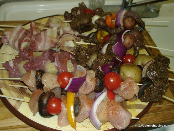 Tailgating Kabobs - Date Night Doins BBQ For Two