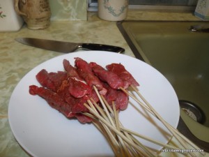 Sesame Steak Sticks - Date Night Doins BBQ For Two