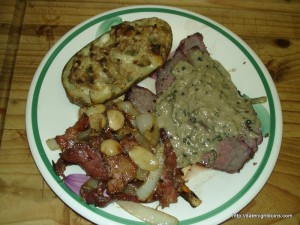 Read more about the article London Broil with Creamy Peppercorn Sauce