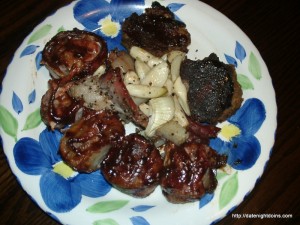 Read more about the article Bacon Wrapped Pork Kabobs