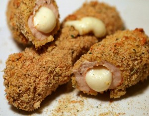 Read more about the article CHEF G’s BAKED CHICKEN-WRAPPED MOZZARELLA STICKS