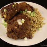 Curried Chicken Thighs with Fried Rice