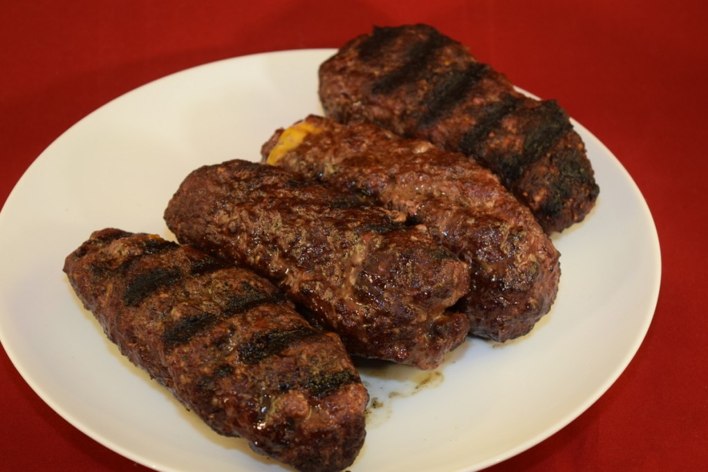 Stuffed Burger Dogs