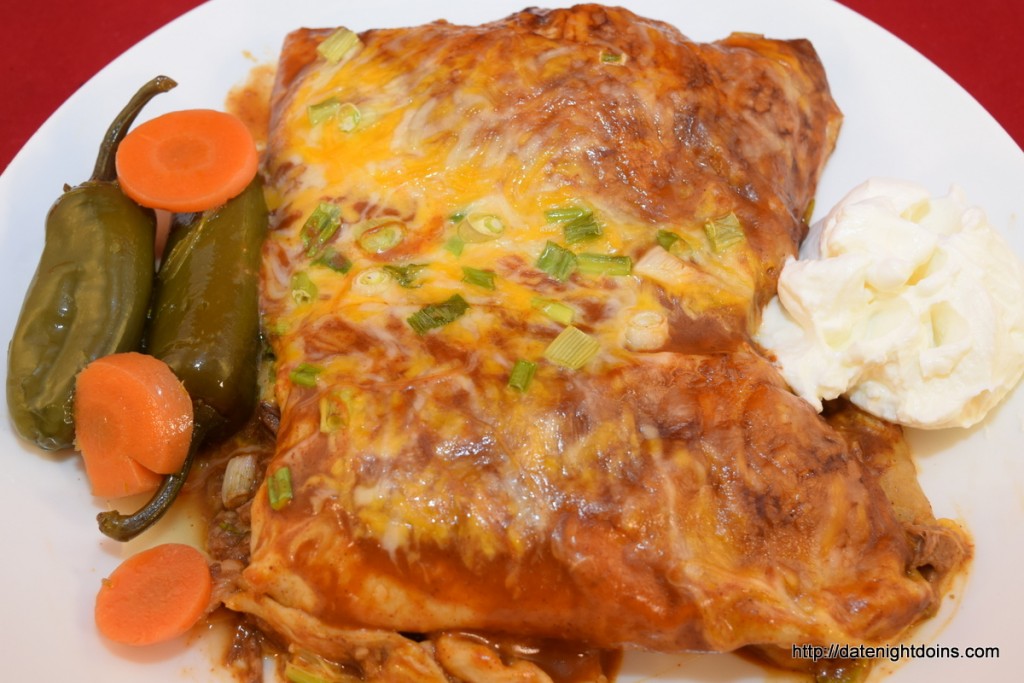 Smoked Shredded Beef Enchiladas