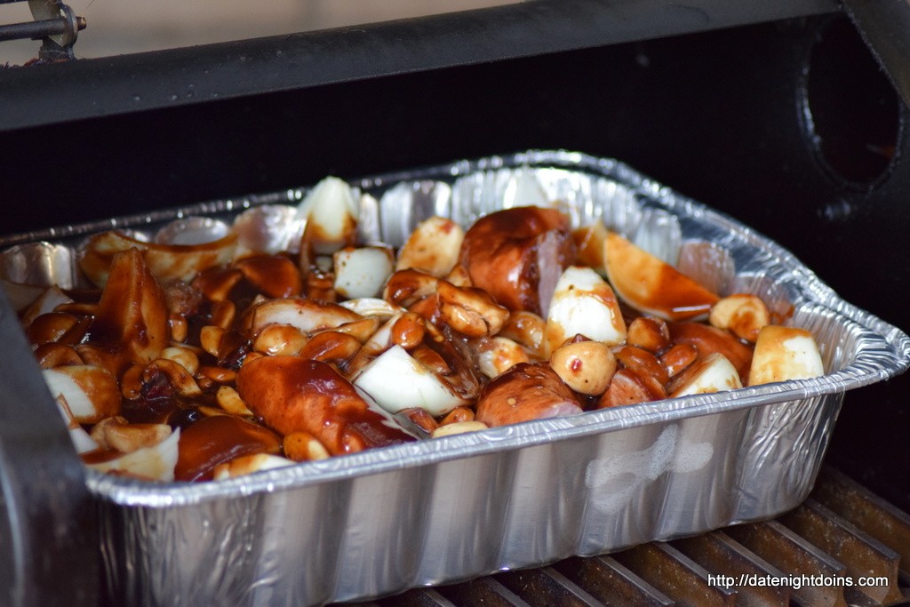 BBQ Kielbasa, wood pellet grill, BBQ, recipe, smoker