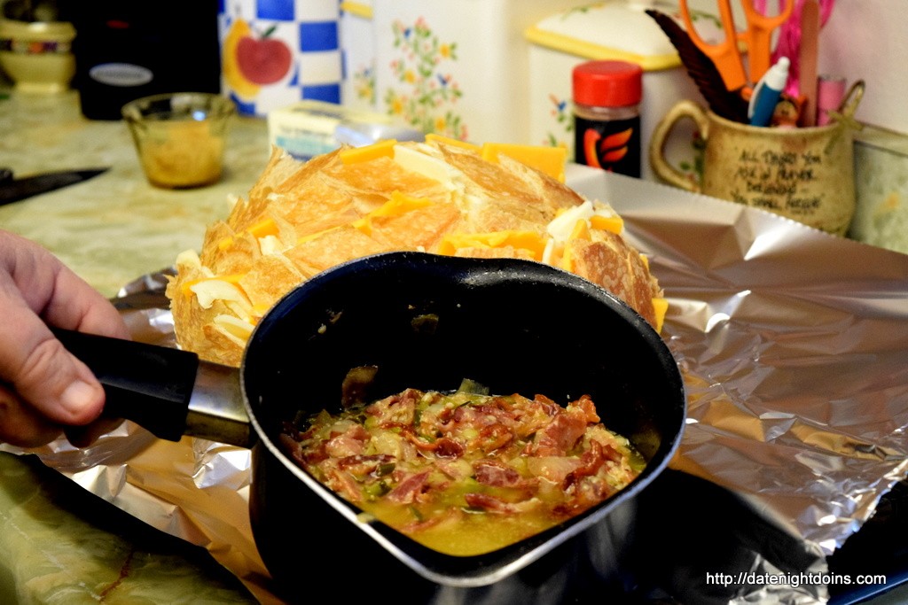 Bacon Cheese Garlic Bread