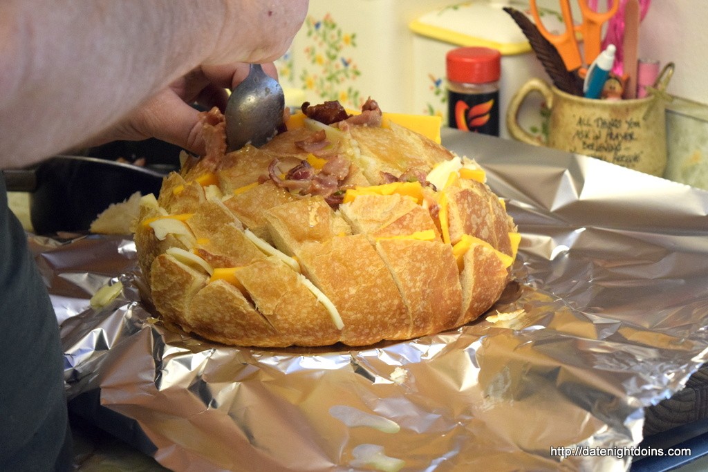 Bacon Cheese Garlic Bread