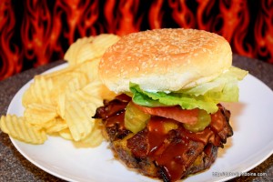 Read more about the article Stuffed Double Cheese Bacon Burgers