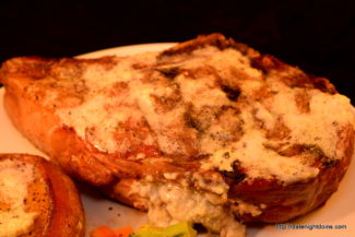 Read more about the article Gorgonzola Stuffed Rib Steaks Reversed Seared