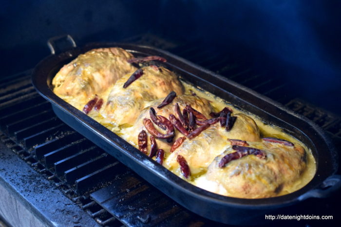 Poblano Stuffed Chicken Date Night Doins Bbq For Two