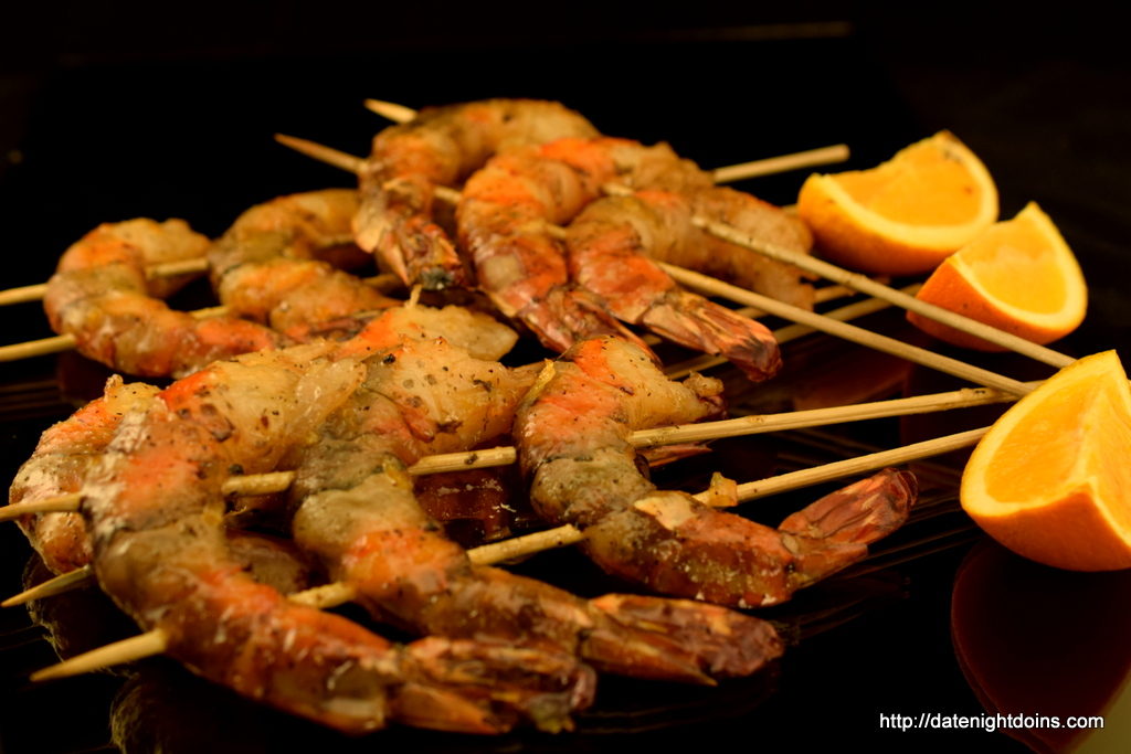 Orange Ginger Shrimp, wood pellet, grill, BBQ, smoker, recipe