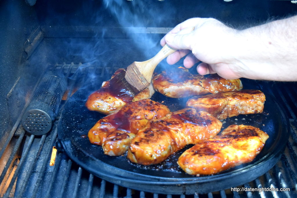 Bourbon Bacon, Pork Sirloin Chops