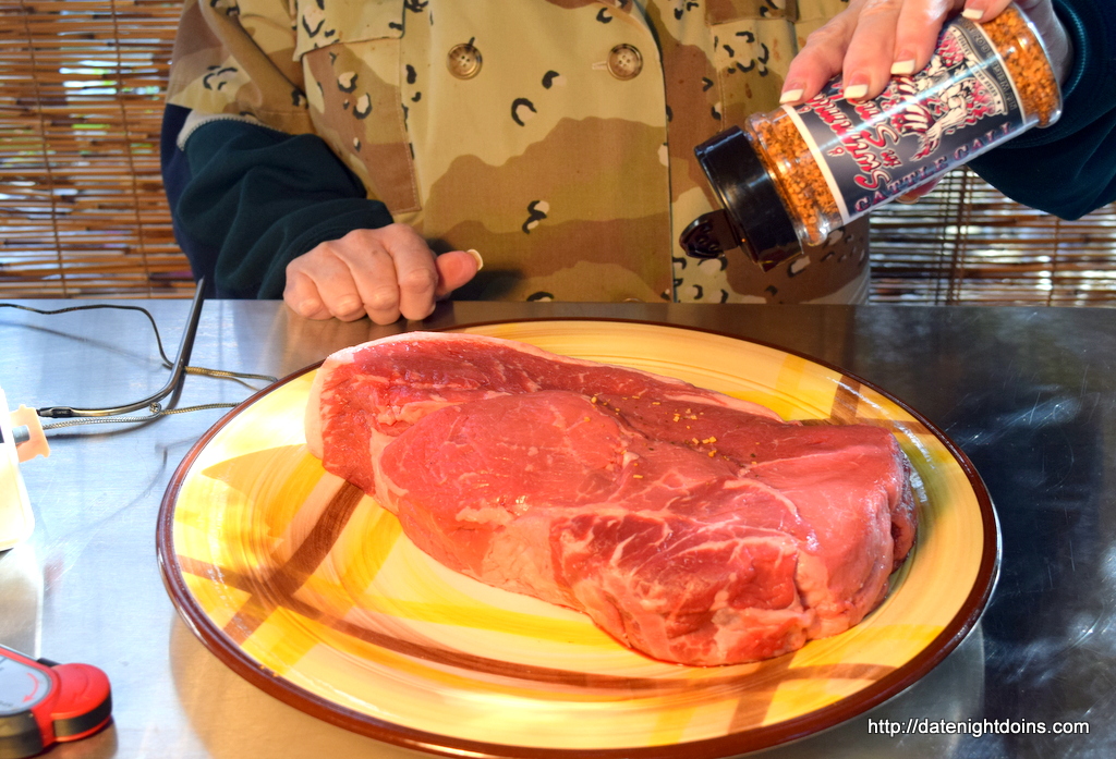 Reversed Seared Top Sirloin With Horseradish Sauce Date Night Doins