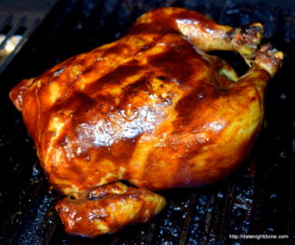 Read more about the article Barbequed Chicken Bourbon Bacon Glaze