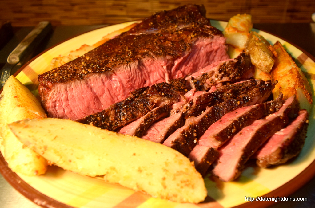 Reversed Seared Top Sirloin With Horseradish Sauce Date Night Doins