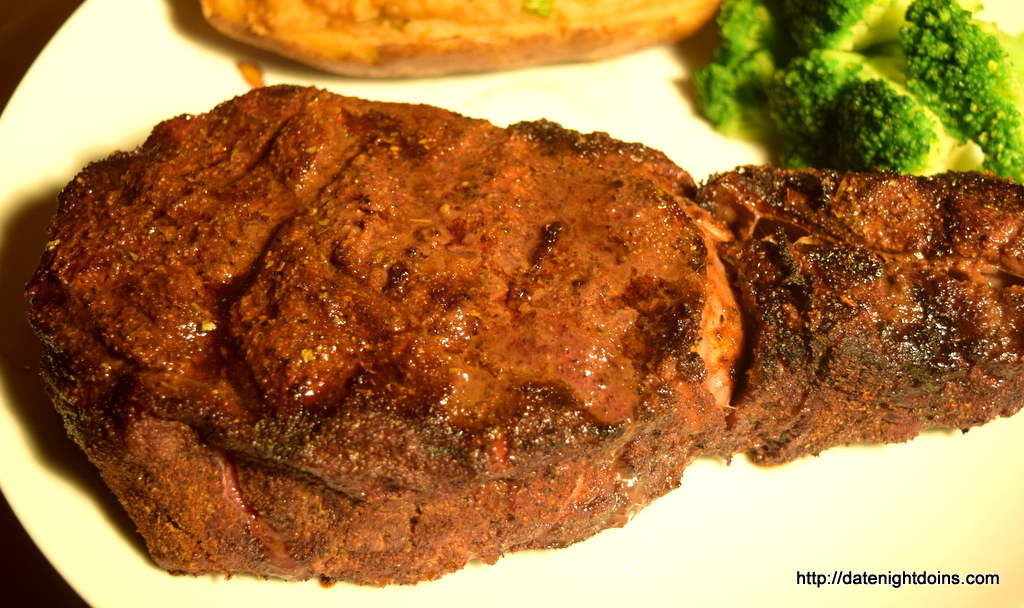 Blackened Prime Rib Steak - Date Night Doins