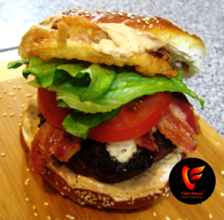 Read more about the article Floribbean Cajun Surprise Pretzel Burger