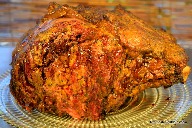 Horsey Mustard Rib Roast