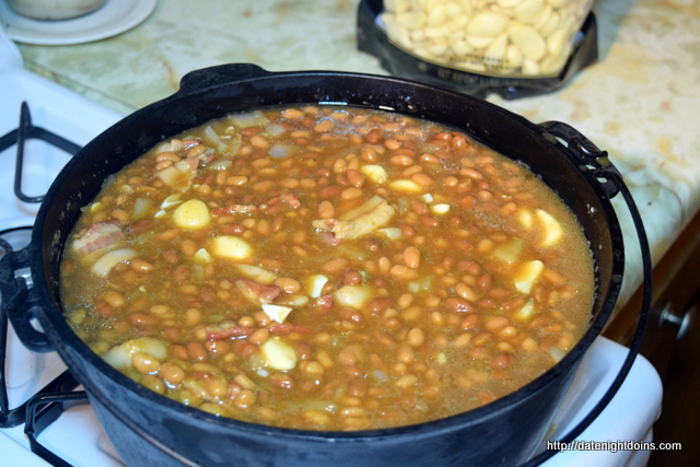Kens Famous Baked Beans Redux - Date Night Doins BBQ For Two