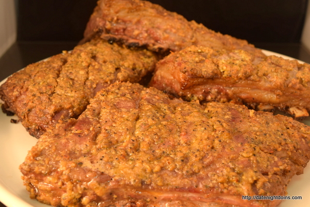 Smoky, Tangy, Lamb Ribs,